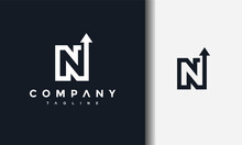 Letter N Up North Logo