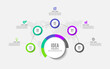 © Athapon - Idea infographic template circle colorful with 5 step