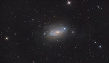 Astrophotography Of Messier 63 Spiral Galaxy In Canes Venatici Constellation