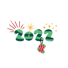 Sticker - striped 2022 new year