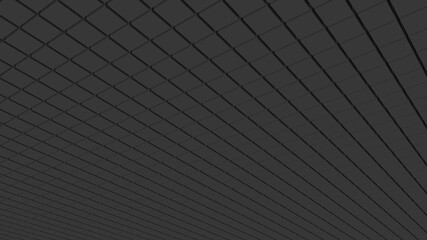 Poster - Gray abstract cubic 3d background.