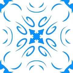 Poster - Abstract looping pattern or texture.