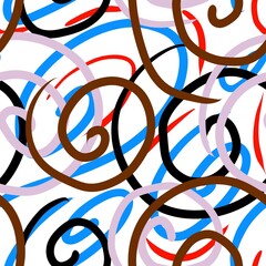 Poster - Looped lace.