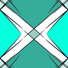 Poster - Abstract looping pattern or texture.