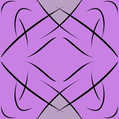 Poster - Abstract looping pattern or texture.