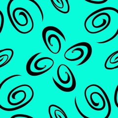 Poster - Abstract looping pattern or texture.