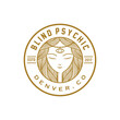 psychic woman portrait logo inspiration, gypsy, wine brand