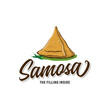 samosa traditional food logo inspiration for restaurant
