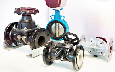 Wall Mural - Metal diaphragm valves