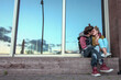 © Alexander - young urban lovers kissing and smiling while having a good time together