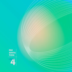 Poster - Abstract circles design element. Vector shapes on blue background