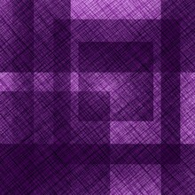 Purple Lilac Violet Background With Blur, Gradient And Grunge Texture. Geometric Pattern Of Rectangles, Squares And Straight Stripes. Checkered Texture For Graphic Design. Space For Conceptual Ideas. 