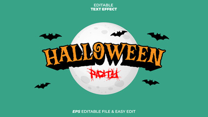 Halloween Party Editable Text Effect