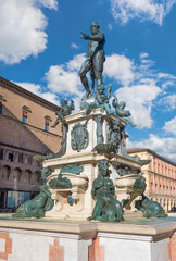 Wall Mural - Bologna (Italy) - A view of historical center of Bologna, the city of porches and the capital of Emilia-Romagna region, northern Italy