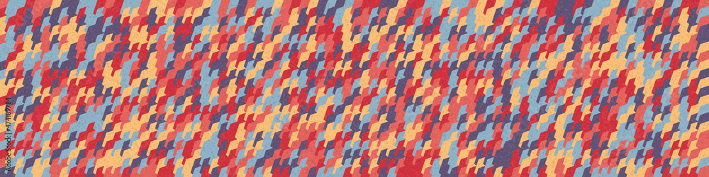 Abstract Geometric Pattern generative computational art illustration