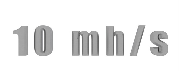 Poster - 3d render of a label
