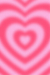 Wall Mural - retro valentine's day textured grainy gradient