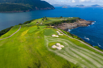 Sticker - Top view of the golf court