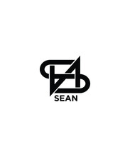 This Is A Name Logo Based On The Name SEAN