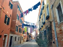 Narrow Street In Venice
