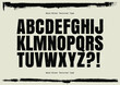 © DesignPunk - Wood Block Texture Type - Inspired by the vintage letterpress typesetting machines.