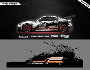 Wall Mural - Modern Style Car Wrap and Livery Design