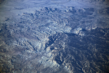 Canvas Print - Aerialk view of Mountains