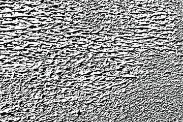 Poster - Grunge texture of the plastered surface with uneven application of plaster. Uneven, uneven background. Plastered wall. Vector illustration. Overlay template.