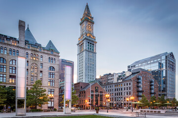 Wall Mural - View of the architecture of Boston in Massachusetts, USA.