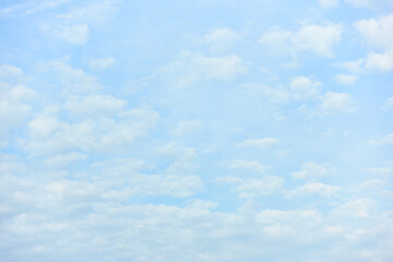 Wall Mural - bight blue sky with clouds