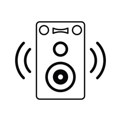 Wall Mural - Speaker Icon vector templates on white background