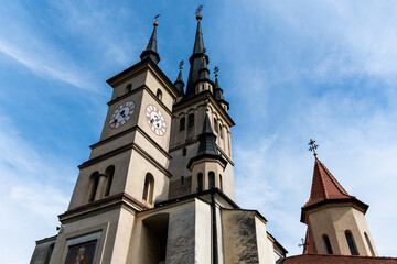 Wall Mural - St Nicholas church, First Romanian School, Brasov, Romania. Brasov, Romania.