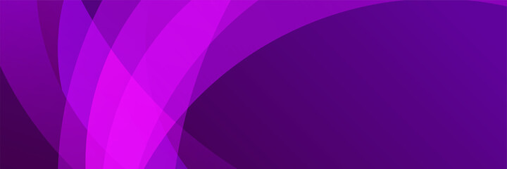 Modern abstract purple banner background