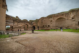 Fototapeta  - ruina de las termas romanas de Caracalla en Roma Italia