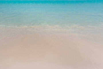 Background blue sea and sand at the beach