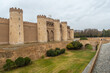 Aljaferia Palace in the city of Zaragoza, next to the Ebro river in Aragon. Spain