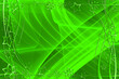 canvas print picture - Weihnachten Hintergrund Abstrakt grün weiß silber gold schwarz hell dunkel Sterne und Schneeflocken Spiralen mit Linien und Wellen
