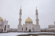 White mosque in Bulgar city. Bulgar city is the capital of the ancient Volga Bulgaria. Tatarstan republic, Russia