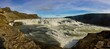 Obere Cascaden des Gullfoss-Wasserfalls in Island