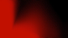 Dots Halftone Red Black Color Pattern Gradient Texture  Background.