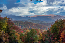 Roaring Fork Overlook In Great Smoky Mountains National Park