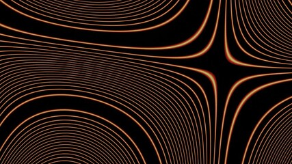 Wall Mural - an interesting bright abstraction. design. the orange thin lines move and connect with the neighbori