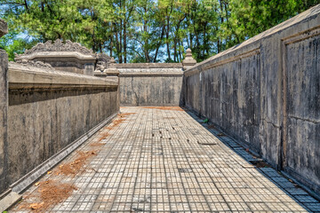 Tu Minh or Thanh Cung tomb, Hue, Vietnam.