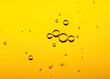 Oil bubbles in the water science experiment
