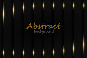 Abstract gold black background innovative technology concept pattern design