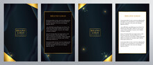Ornate Gold Brochure Flyer Template For Fancy Invitations Weddings Menus Stationary Advertisement With Champagne Gold Color