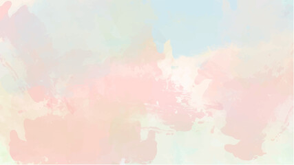 Pink watercolor background for your design, watercolor background concept, vector.