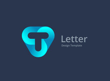 Letter T Logo Icon Design Template Elements