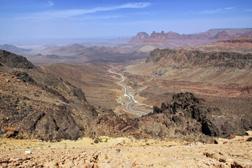 Canvas Print - Al Shaq Great Canyon, Saudi Arabia