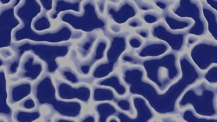 Poster - Top view of abstract liquid transforming texture, seamless loop. Design. Bright stains changing and flowing into each other.